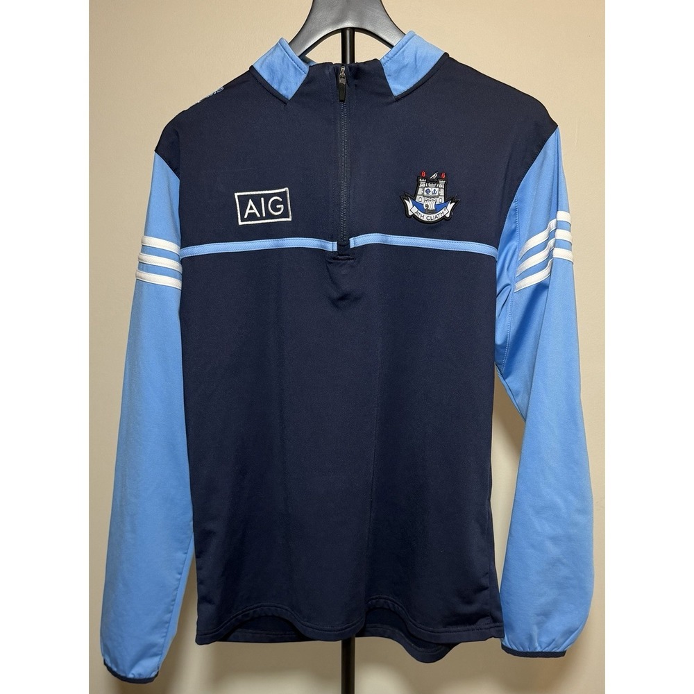 O'Neills Men's M Navy/Blue Colorblock 1/4 Zip Mock Neck AIG Training Top
